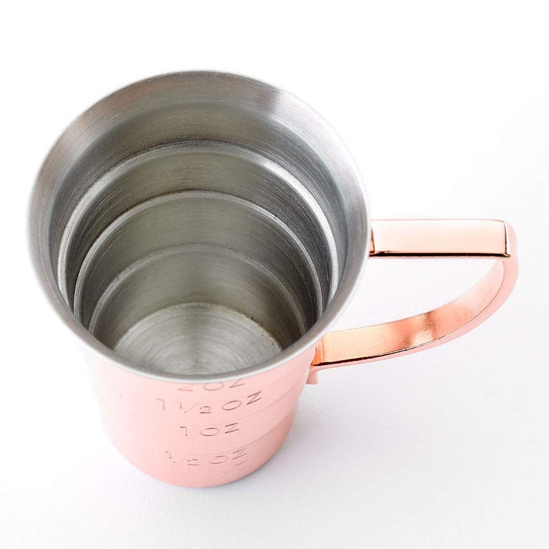 Barfly M37108CP Drink Jigger, 2 oz, Copper w/Handle - Image 5